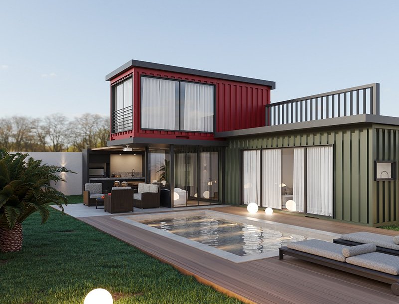 Pandora Delux Samsun jakuzili bungalov ev dış görünüm